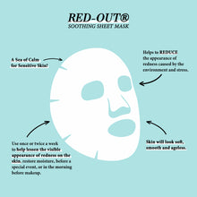Load image into Gallery viewer, RED-OUT© SOOTHING SHEET MASK
